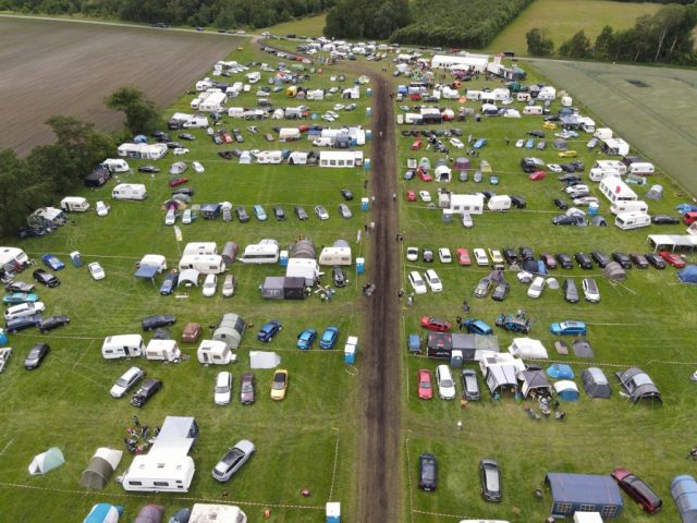 Luftaufnahme der Opel Days 2026 in Garrel