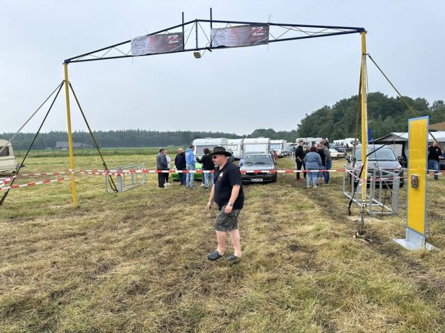 Einfahrtsbereich bei den Opel Days 2024 in Garrel