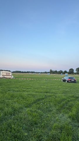 Anreise auf das Treffengelände bei den Opel Days 2025 in Garrel
